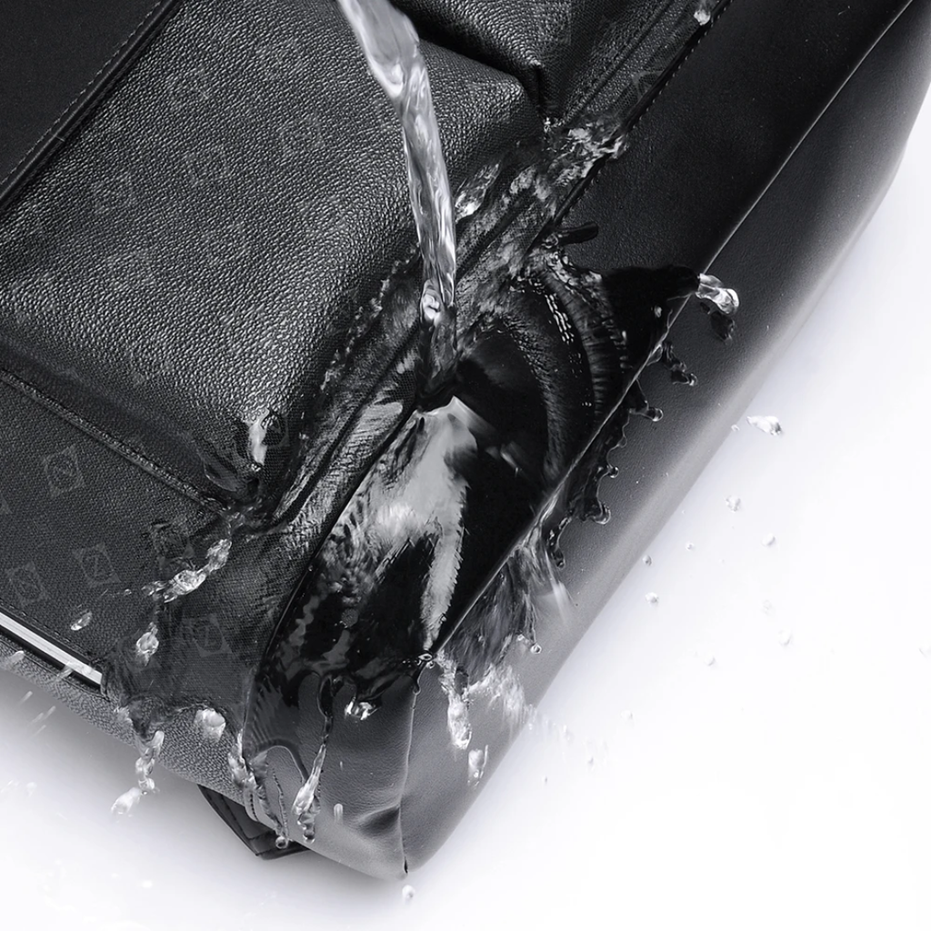 Sac Vintage en Cuir Noir - Bandoulière Réglable